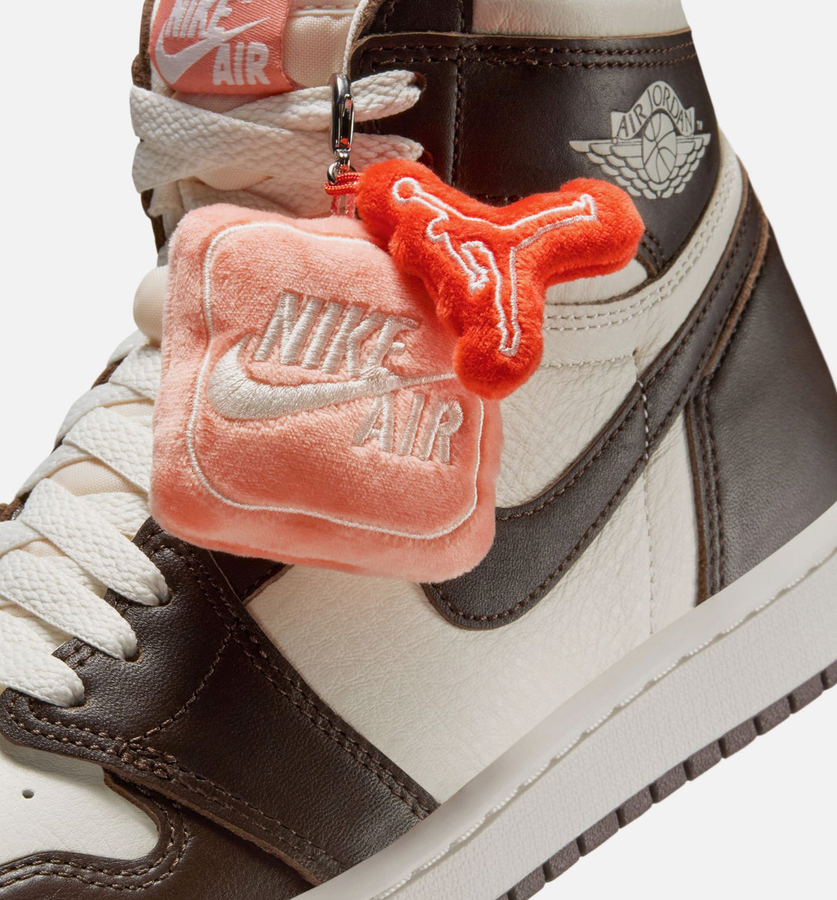 Air Jordan 1 Retro High OG Women's Sneakers - Baroque Brown / Light Madder Root / Sail