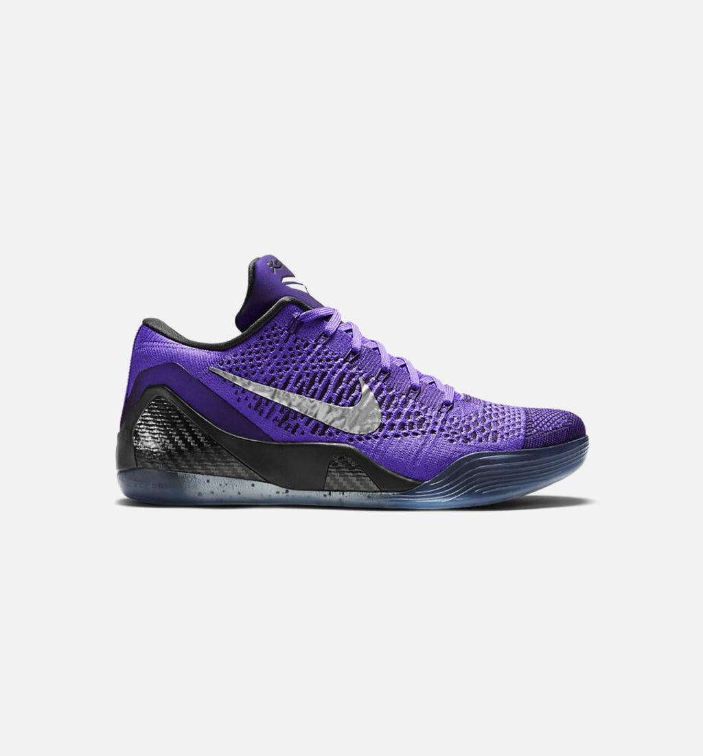 Kobe 9 Elite Low Moonwalker Men's Sneakers - Hyper Grape / White / Cave Purple
