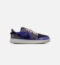 Air Jordan 1 Low OG Grade School Sneakers - Regency Purple / Dark Raisin