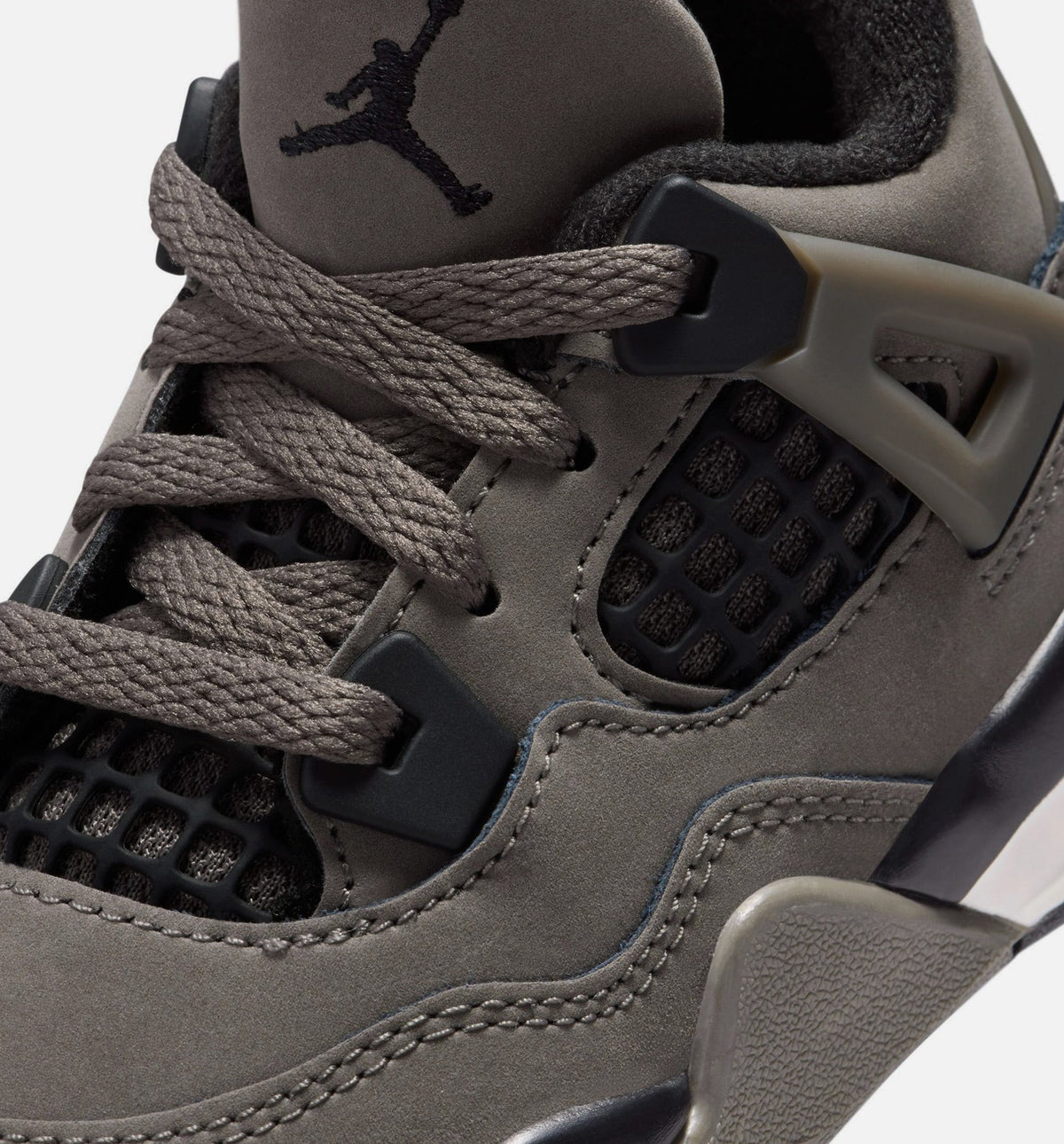 Air Jordan 4 Retro Cave Stone and Black Infant & Toddler Sneakers - Cave Stone / Black / Moon Particle