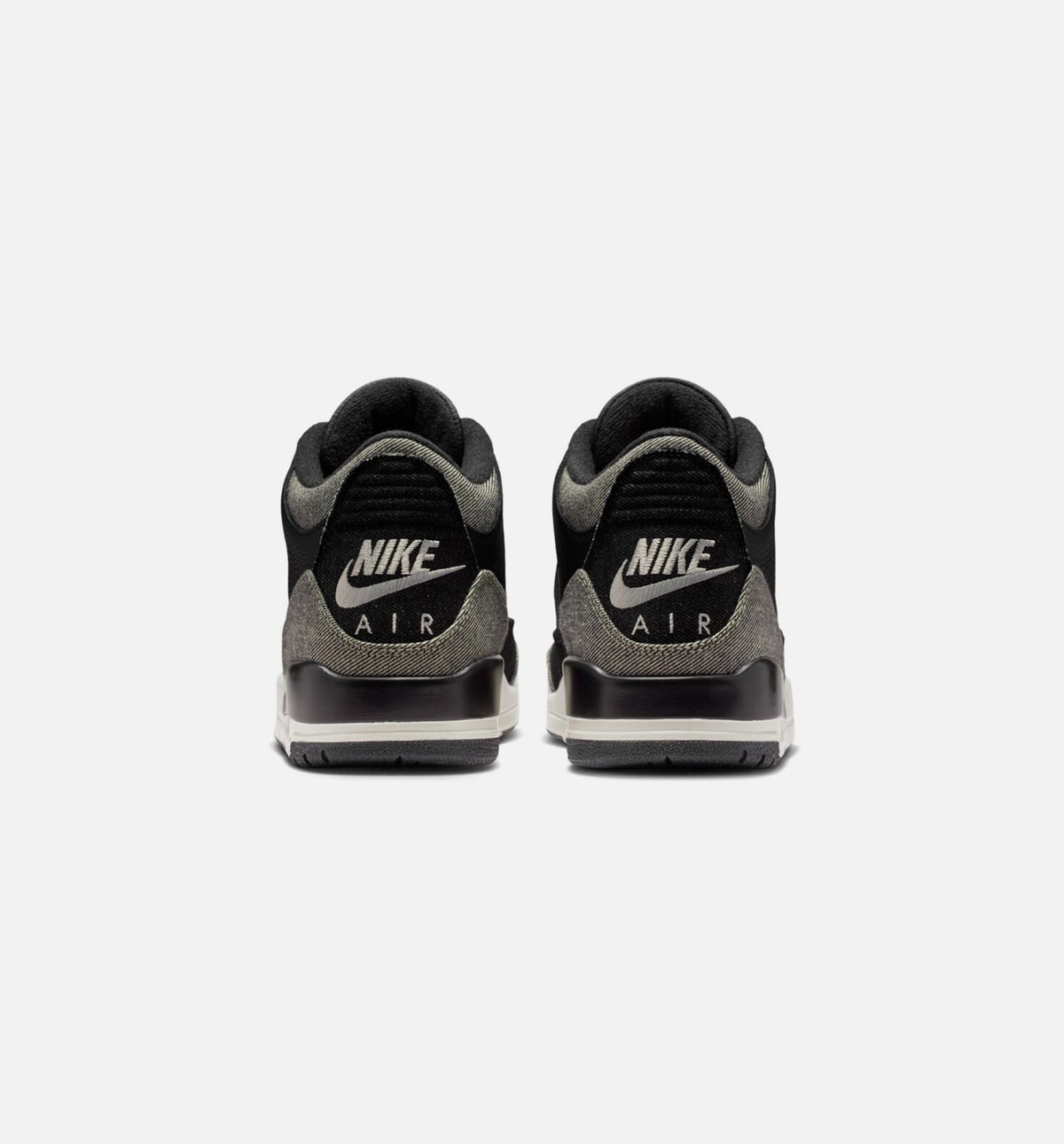 Air Jordan 3 x Levi's Denim Black Gym Red Men's Sneakers - Denim / Black / Gym Red