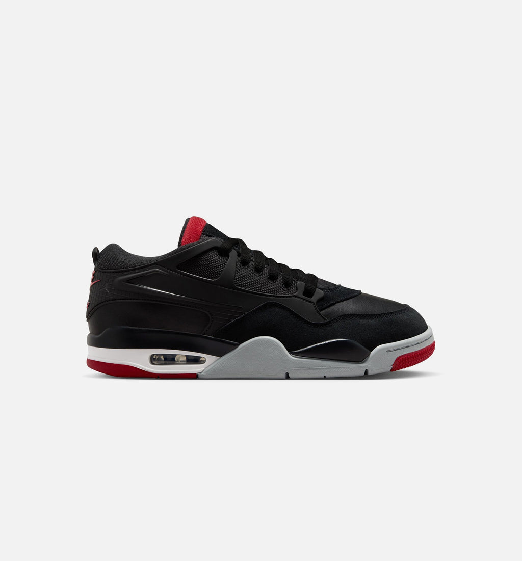 Air Jordan 4 RM Men's Sneakers - Black / Wolf Grey / White / Varsity Red