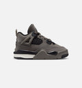 Air Jordan 4 Retro Cave Stone and Black Infant & Toddler Sneakers - Cave Stone / Black / Moon Particle