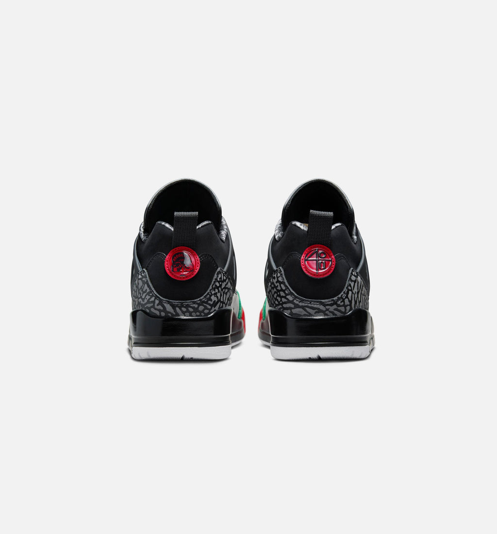 Spizike Low Black Classic Green Men's Sneakers - Black / Classic Green / White / Varsity Red