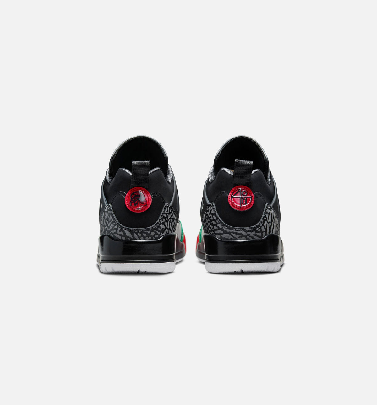 Spizike Low Black Classic Green Men's Sneakers - Black / Classic Green / White / Varsity Red