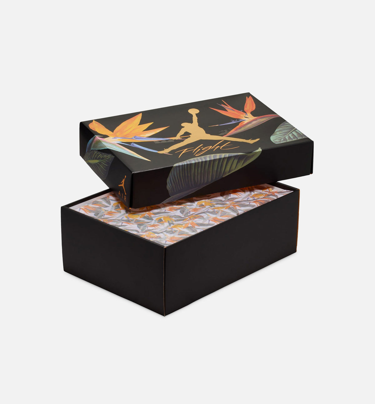 Air Jordan 4 Retro Birds of Paradise Women's Sneakers - Coconut Milk / Metallic Gold / Muslin / Bright Mango / Sundial / Black