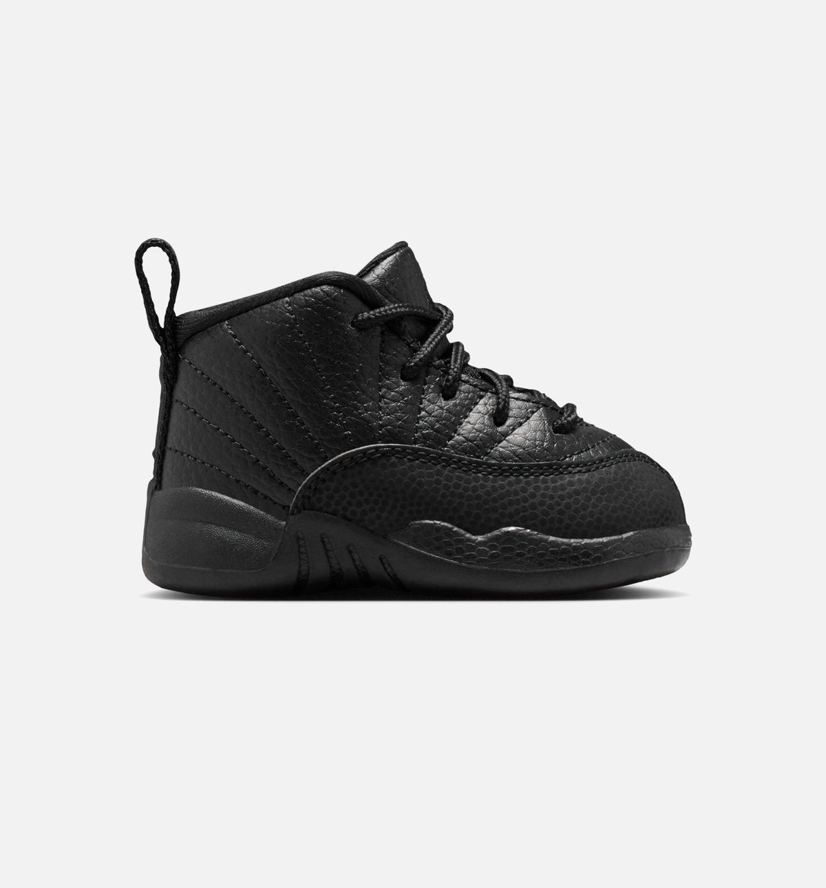 Air Jordan 12 Retro Bloodline Infant & Toddler Sneakers - Black / Varsity Red