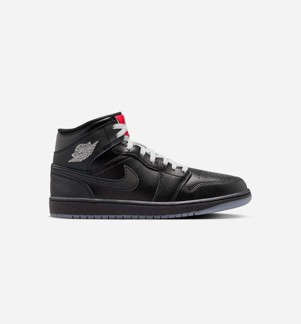 Air Jordan 1 Mid SE Men's Sneakers - Black / Grey