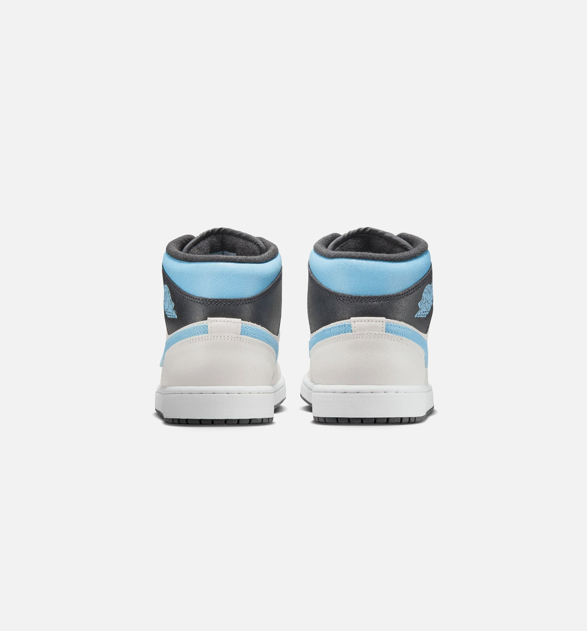 Air Jordan 1 Mid SE Men's Sneakers - Summit White / Blue Chill / Black