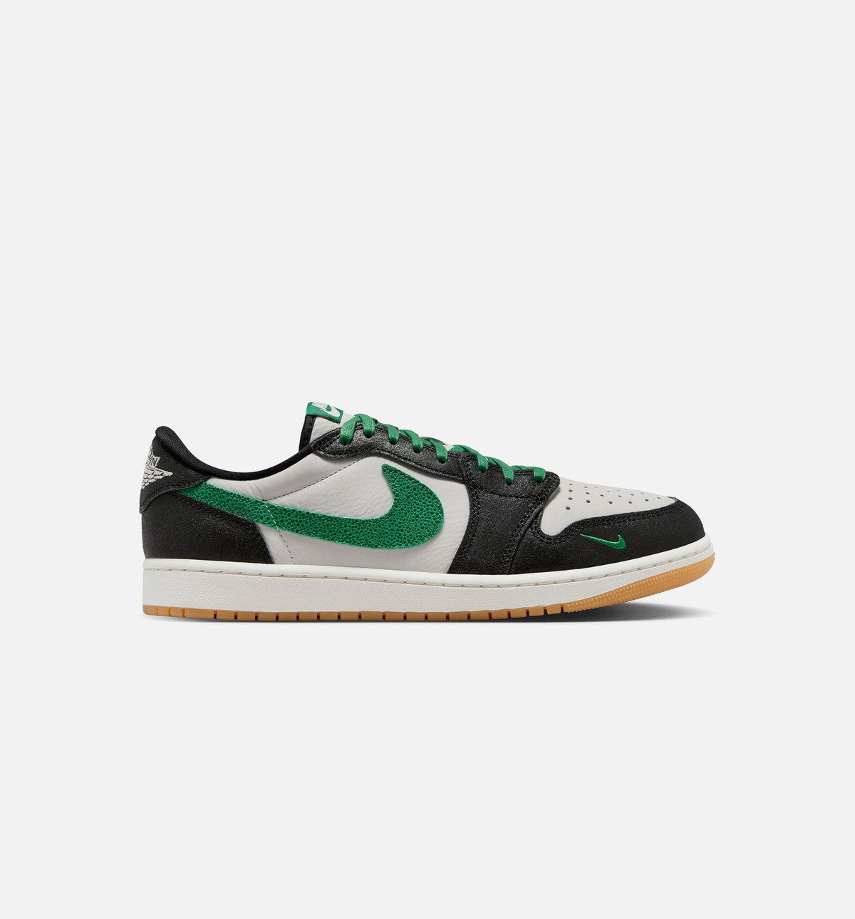 Air Jordan 1 Retro Low OG Men's Sneakers - Phantom / Pine Green / Black