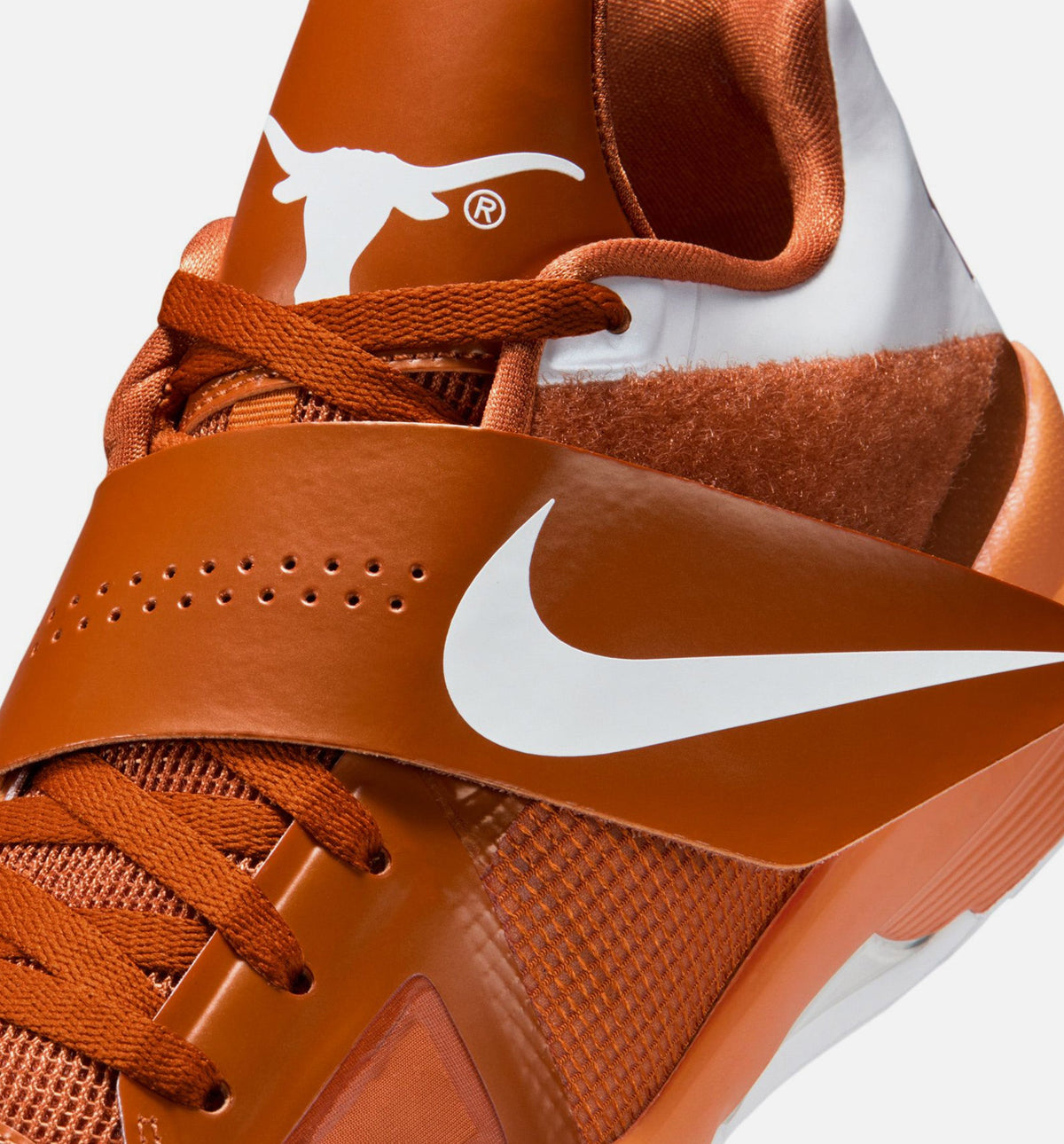 Zoom KD 4 Texas Longhorns Men's Sneakers - Desert Orange / White
