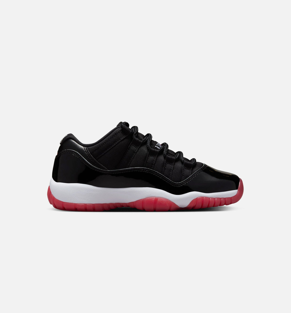 Air Jordan 11 Retro Bred Grade School Sneakers - Black / Varsity Red / White