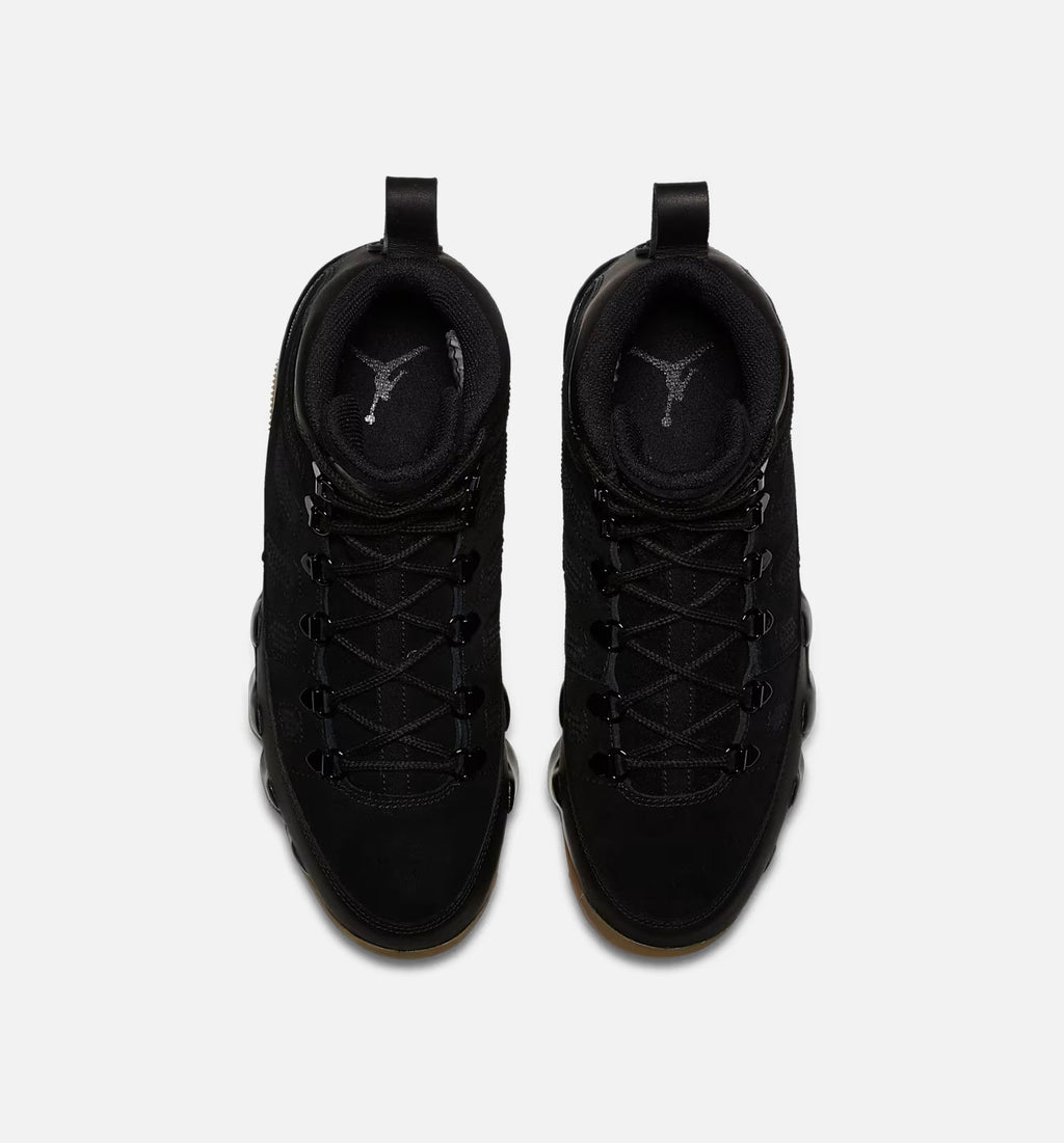 Air Jordan 9 Retro Men's Lifestyle Boot - Black / Black / Gum Light Brown