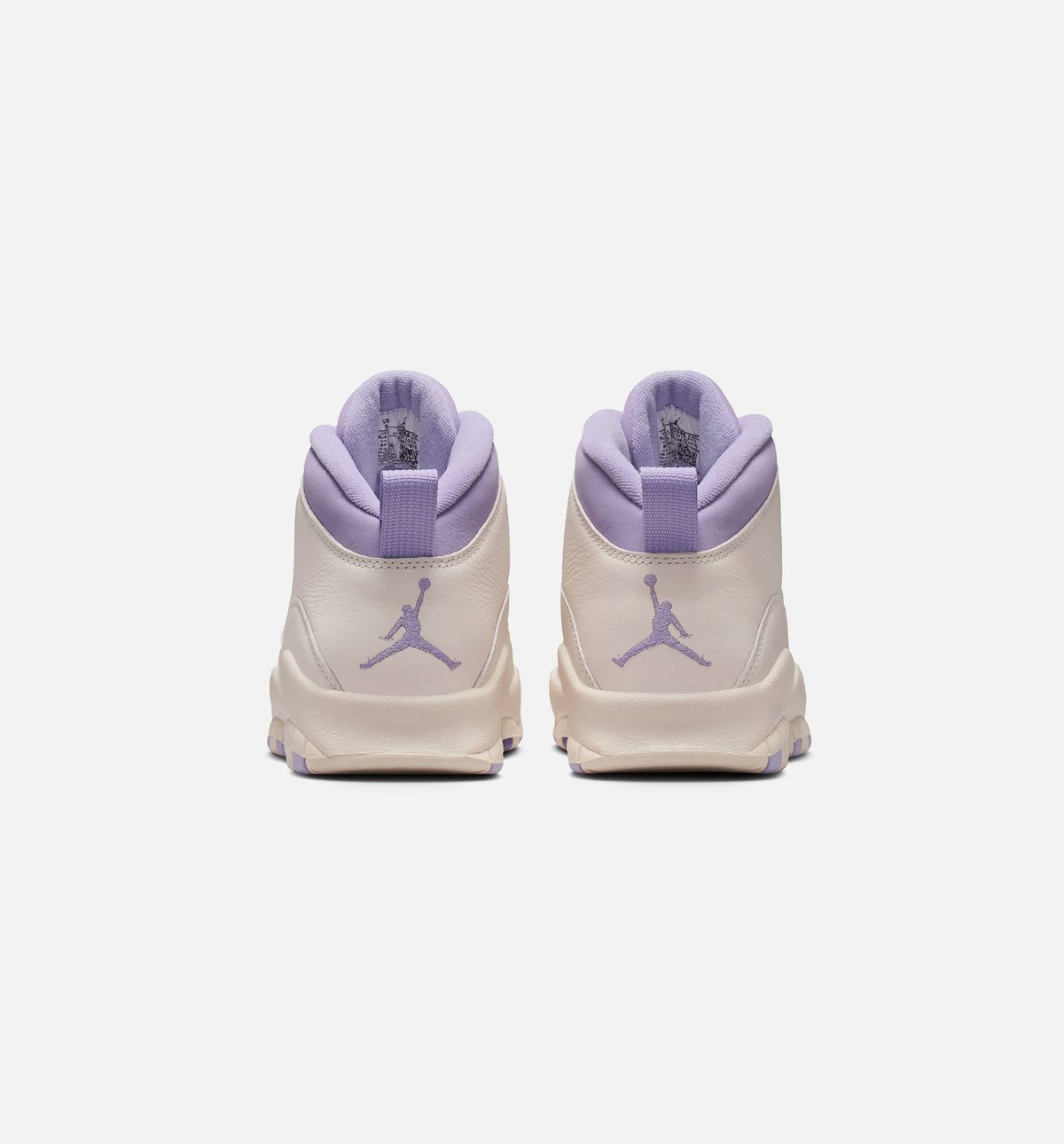 Air Jordan 10 Retro Hydrangeas Women's Sneakers - Chalk / Hydrangeas / Wild Grape