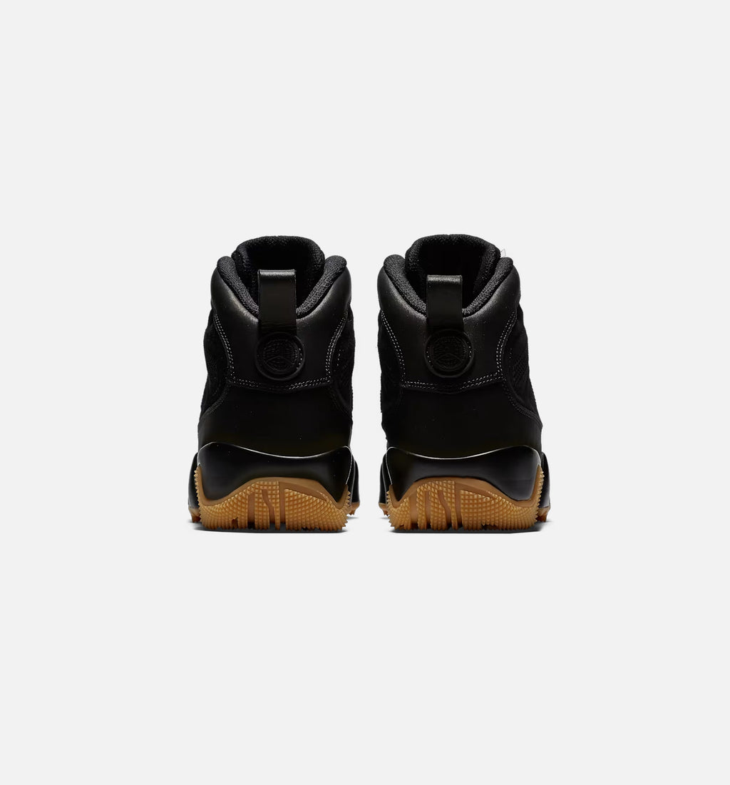 Air Jordan 9 Retro Men's Lifestyle Boot - Black / Black / Gum Light Brown