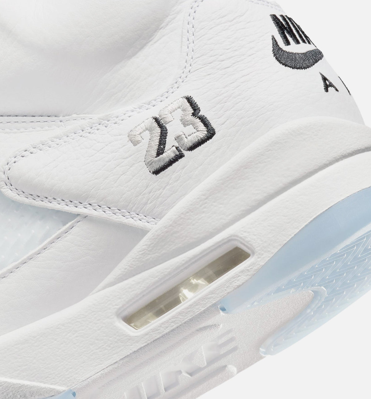 Air Jordan 5 Retro OG White Metallic Men's Sneakers - White / Metallic Silver / Black