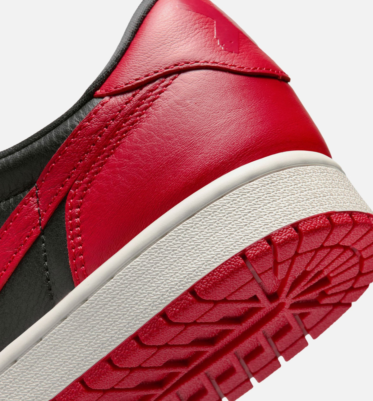 Air Jordan 1 Retro Low OG Banned Men's Sneakers - Black / Black / Varsity Red / Summit White