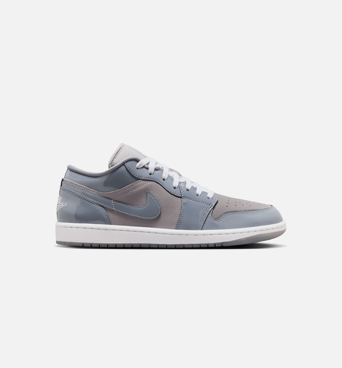 Air Jordan 1 Low Men's Sneakers - Cool Grey / White