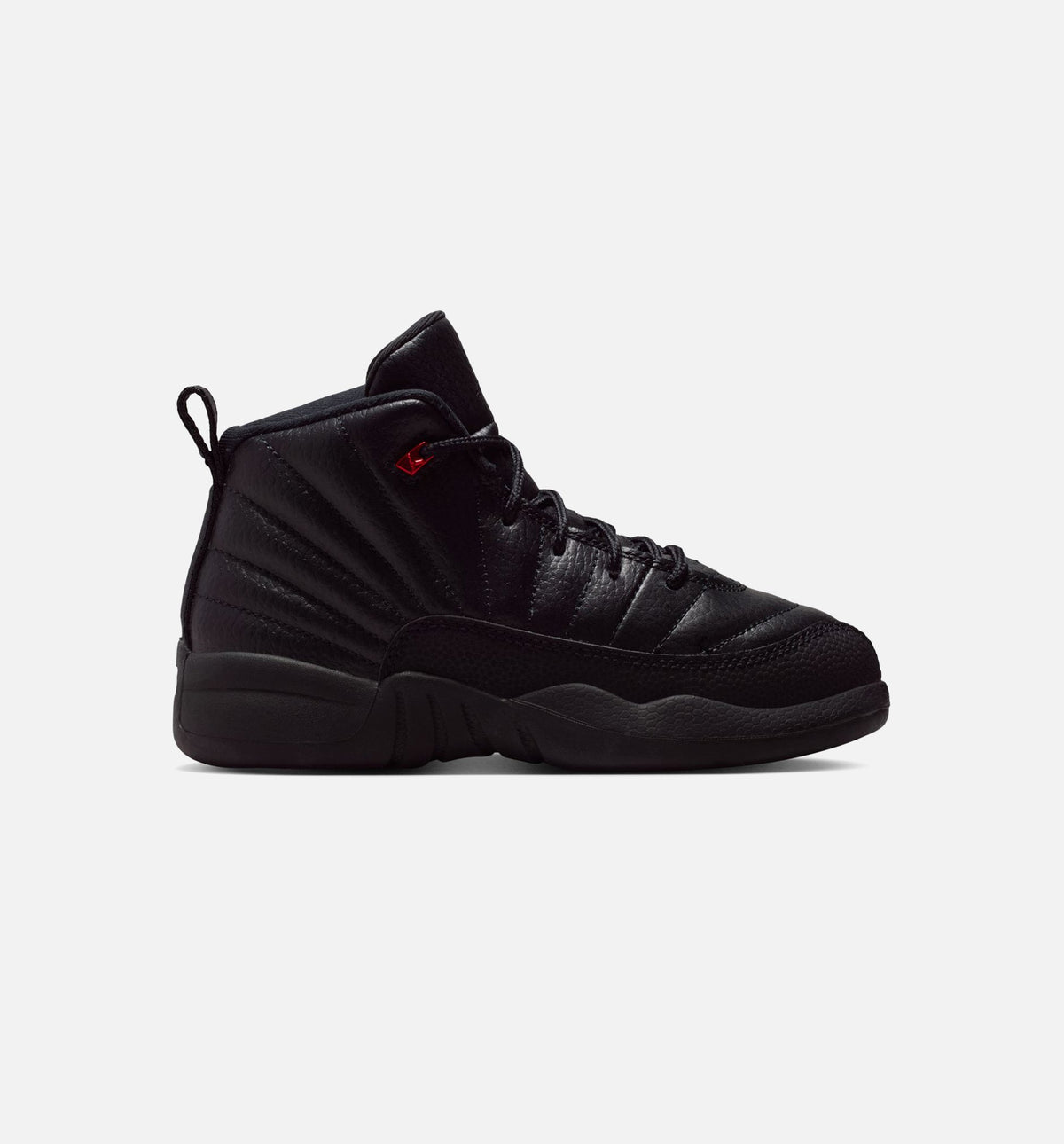 Air Jordan 12 Retro Bloodline Preschool Sneakers - Black / Varsity Red