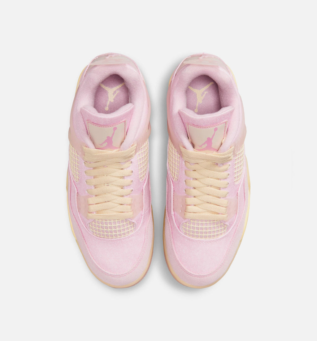 Air Jordan 4 Retro Pink Pearl and Iced Carmine Women's Sneakers - Pearl Pink / Iced Carmine / Coconut Milk