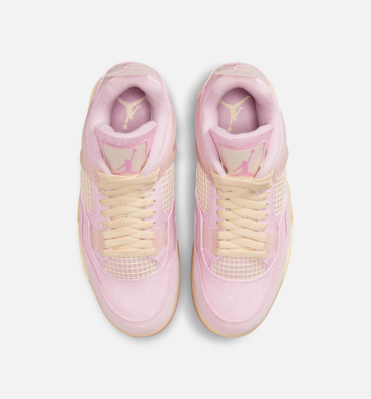 Air Jordan 4 Retro Pink Pearl and Iced Carmine Women's Sneakers - Pearl Pink / Iced Carmine / Coconut Milk