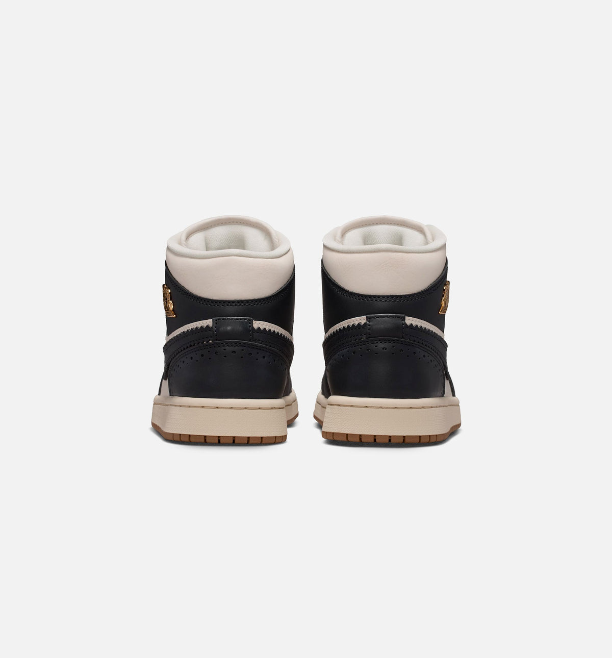 Air Jordan 1 Mid SE Women's Sneakers - Off-Noir / Chalk / Pearl White