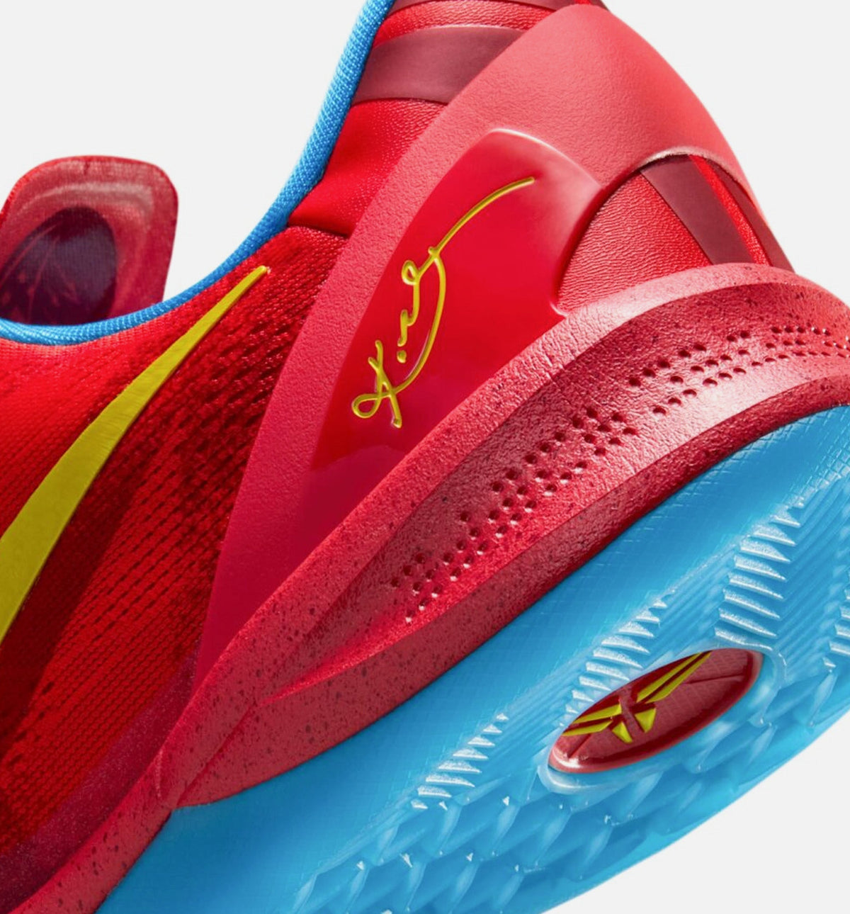 Kobe VIII Protro Year Of The Horse Men's Sneakers - Light Crimson / Vivid Blue / Bright Citron