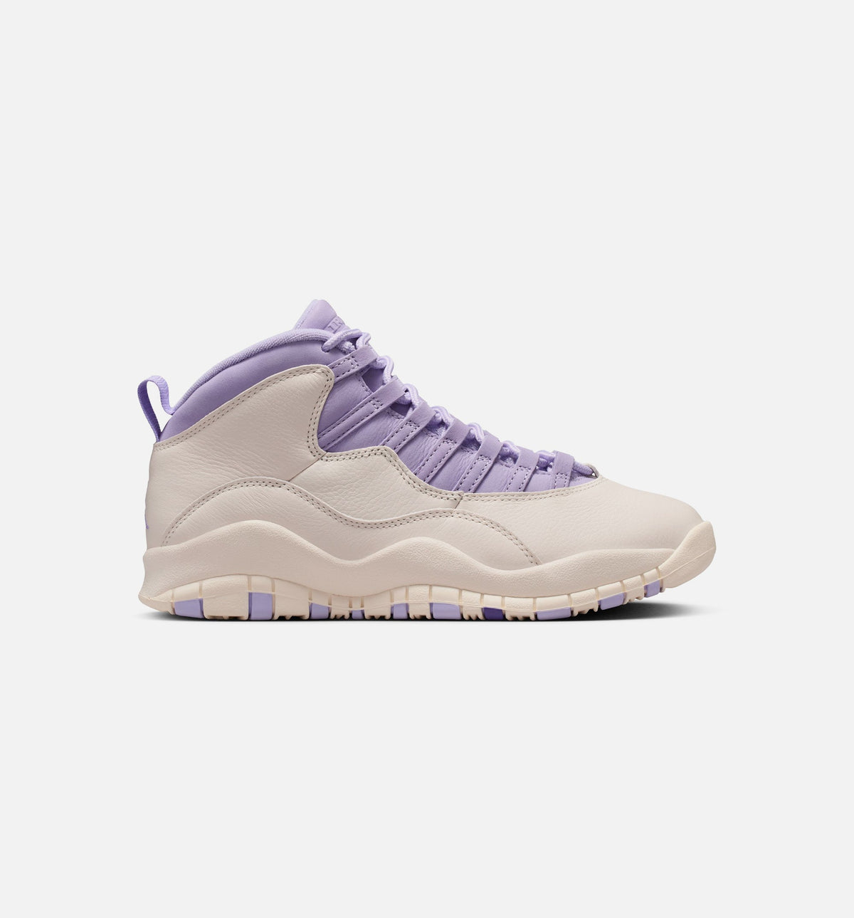 Air Jordan 10 Retro Hydrangeas Women's Sneakers - Chalk / Hydrangeas / Wild Grape