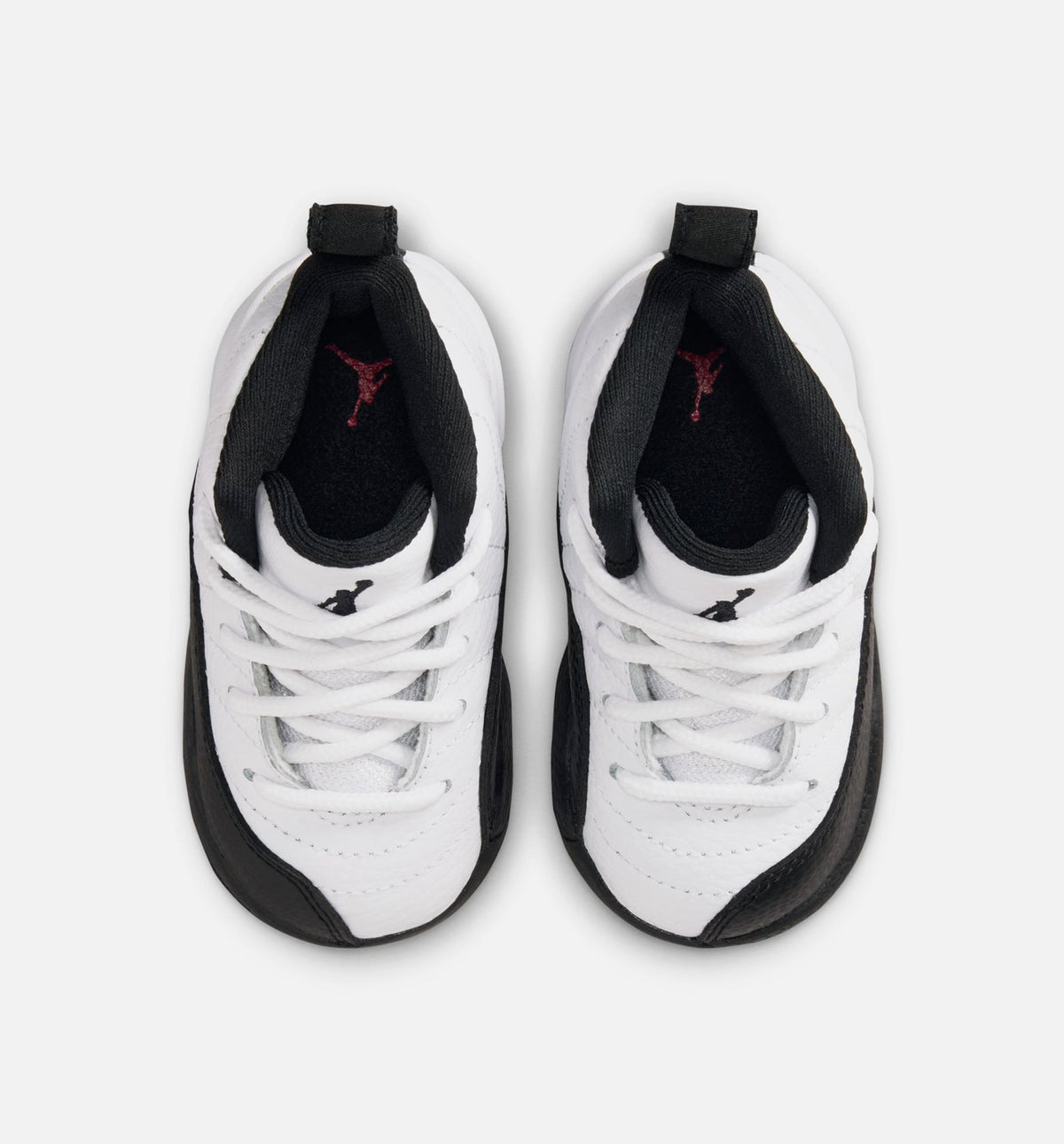 Air Jordan 12 Retro Taxi Infant & Toddler Sneakers - White / Black / Taxi