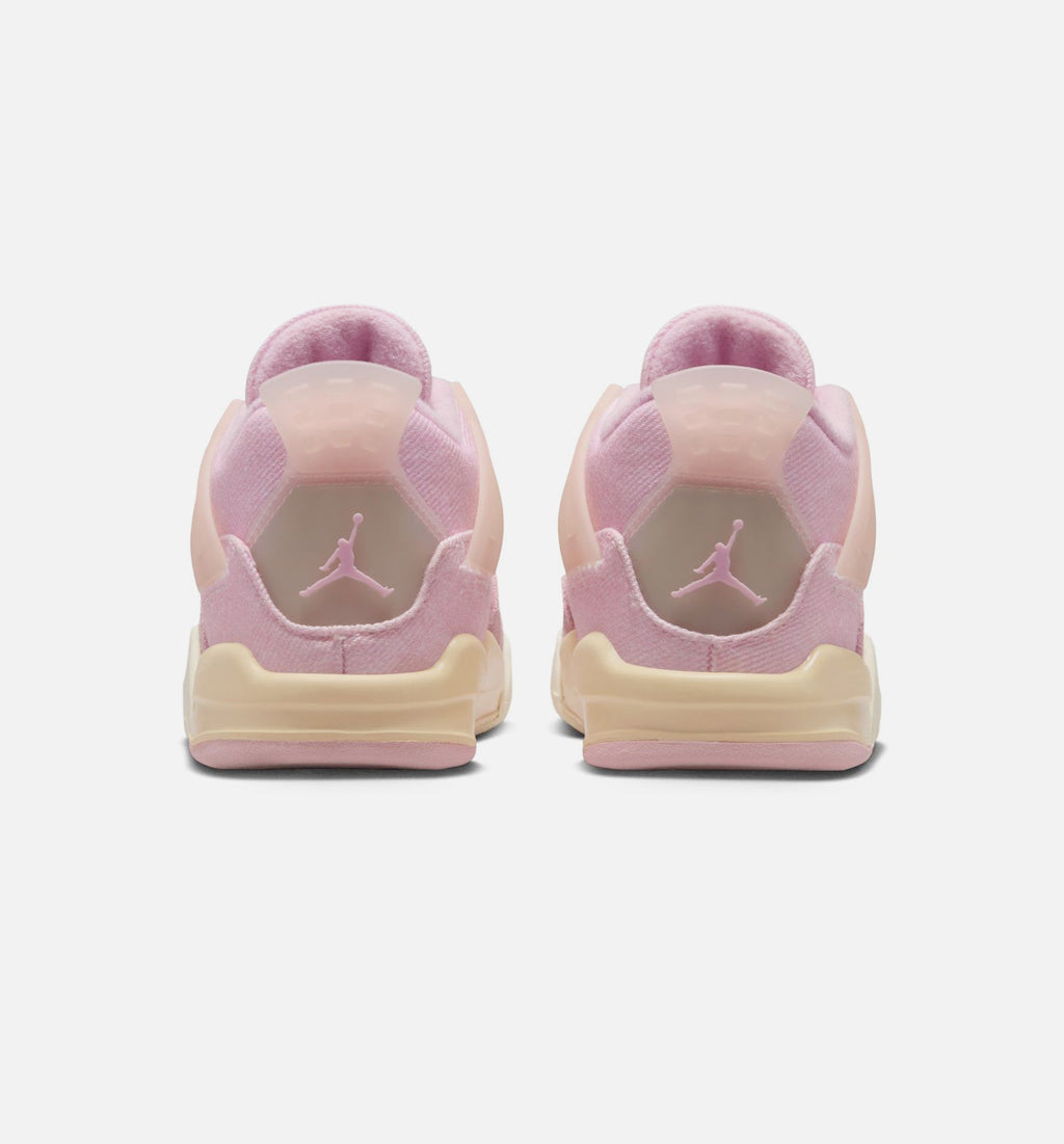 Air Jordan 4 Retro Pink Pearl and Iced Carmine Infant & Toddler Sneakers - Iced Carmine / Coconut Milk / Anthracite / Muslin / Pinksicle