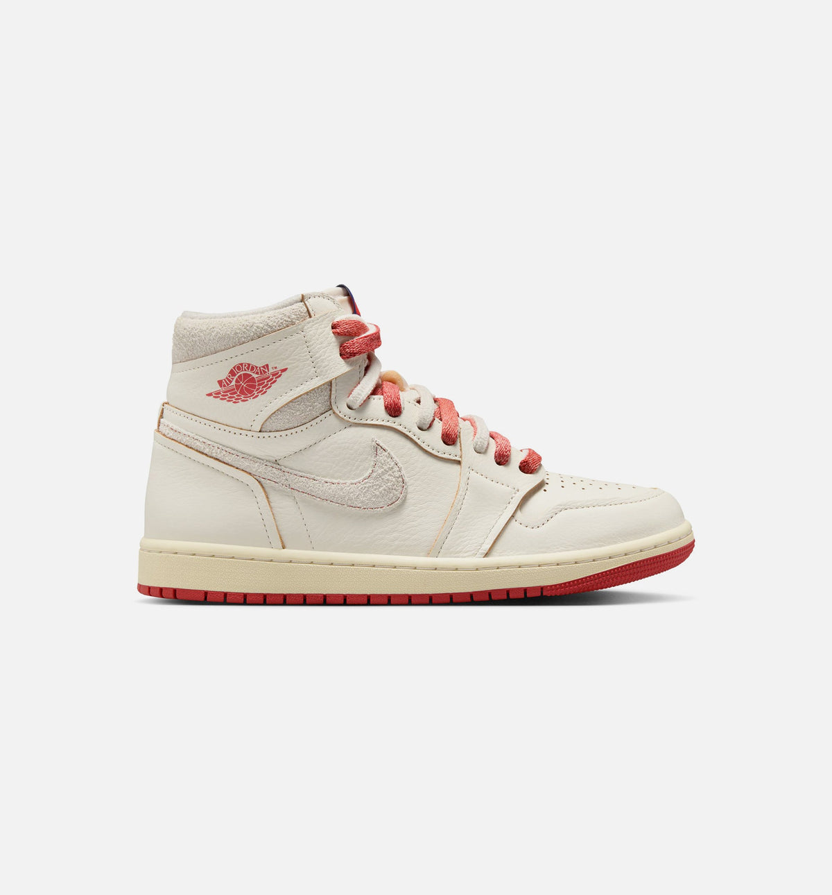 Air Jordan 1 High OG Rare Air Cinnabar Women's Sneakers - Sail / Cinnabar / Light Bone