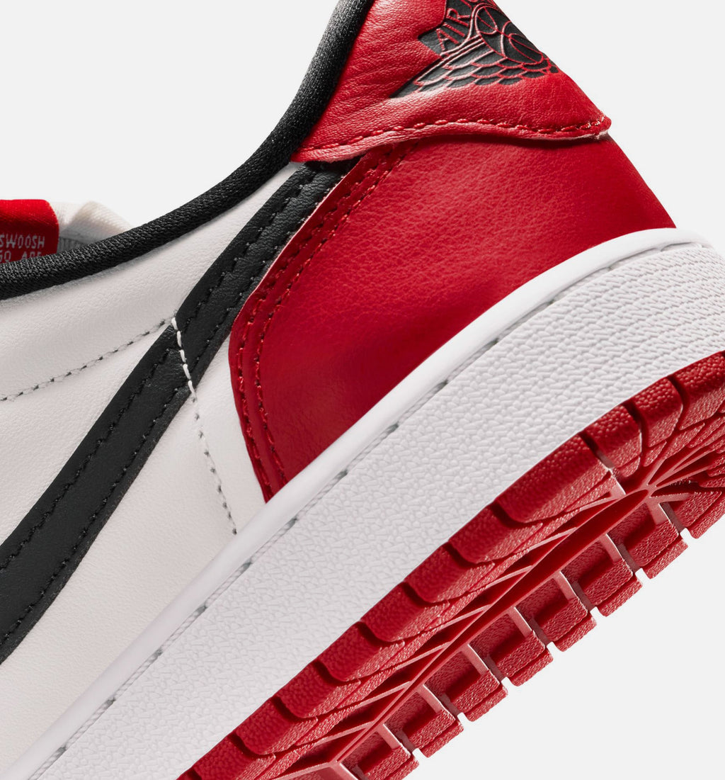 Air Jordan 1 Retro Low OG Chicago Grade School Sneakers - Varsity Red / Black / Summit White