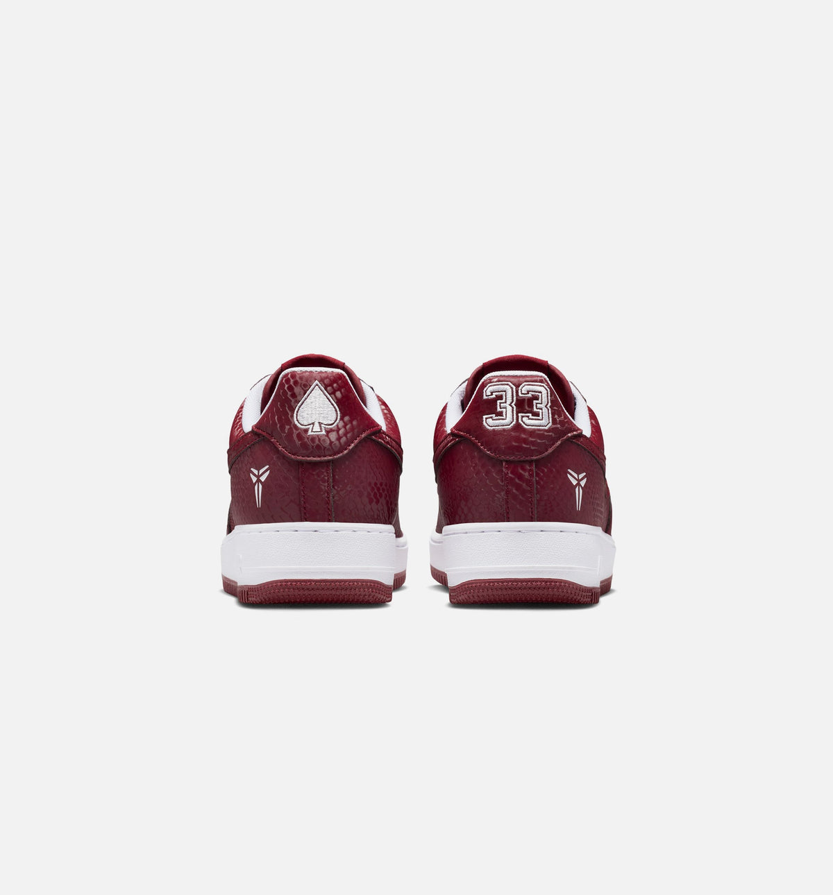 Kobe Air Force 1 Low Merion Men's Sneakers - Team Red / White