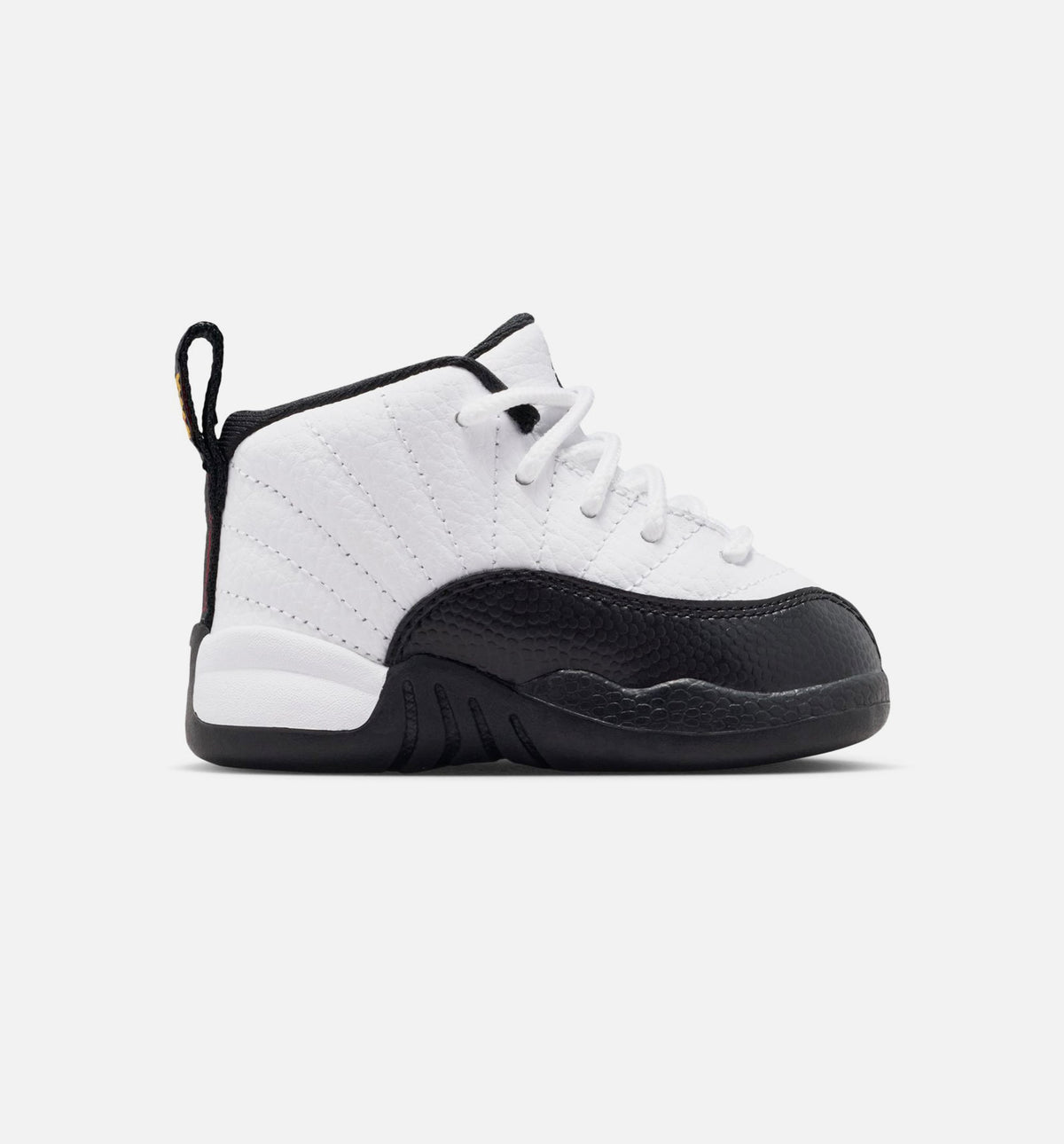 Air Jordan 12 Retro Taxi Infant & Toddler Sneakers - White / Black / Taxi