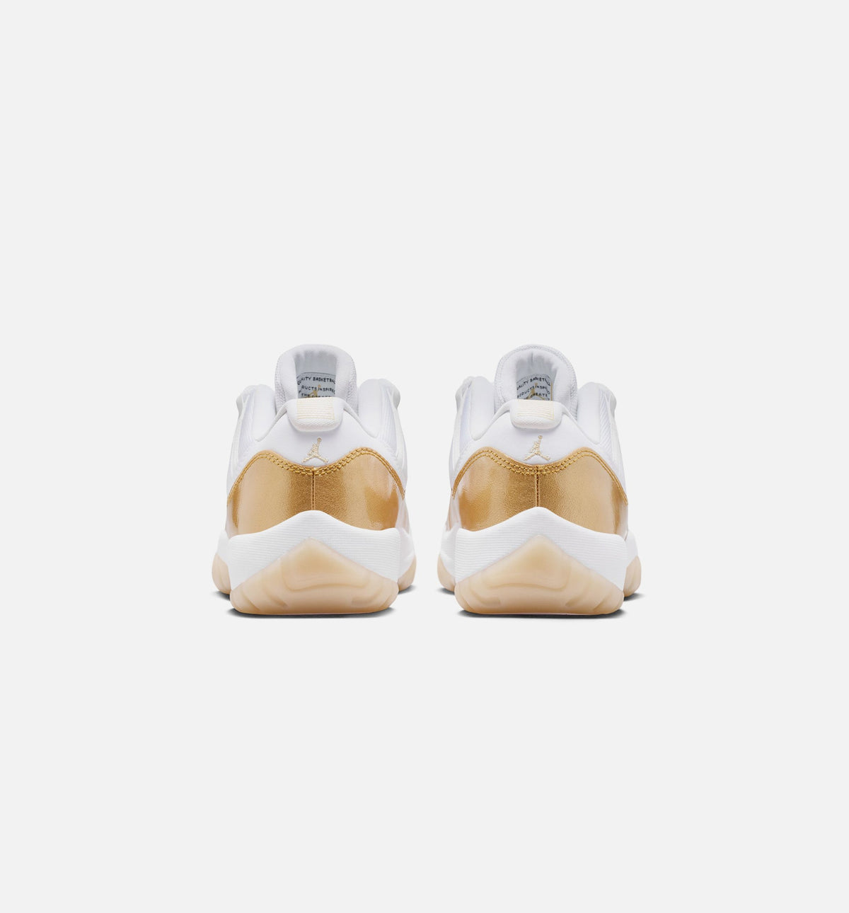 Air Jordan 11 Retro Low Mother's Day Women's Sneakers - White / Metallic Gold / Team Gold
