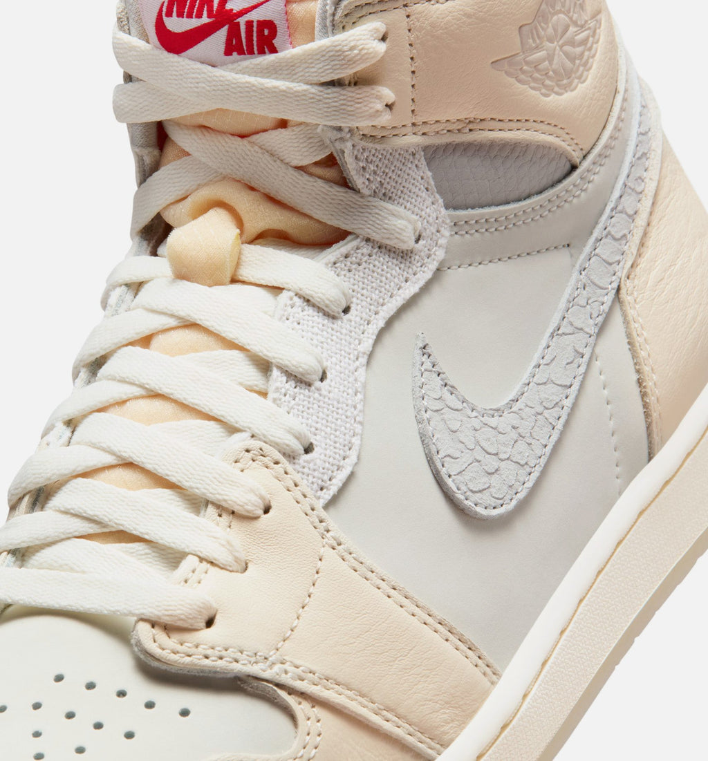 Air Jordan 1 Retro High OG Men's Sneakers - Sail / University Red / Pale Ivory / Coconut Milk / Phantom