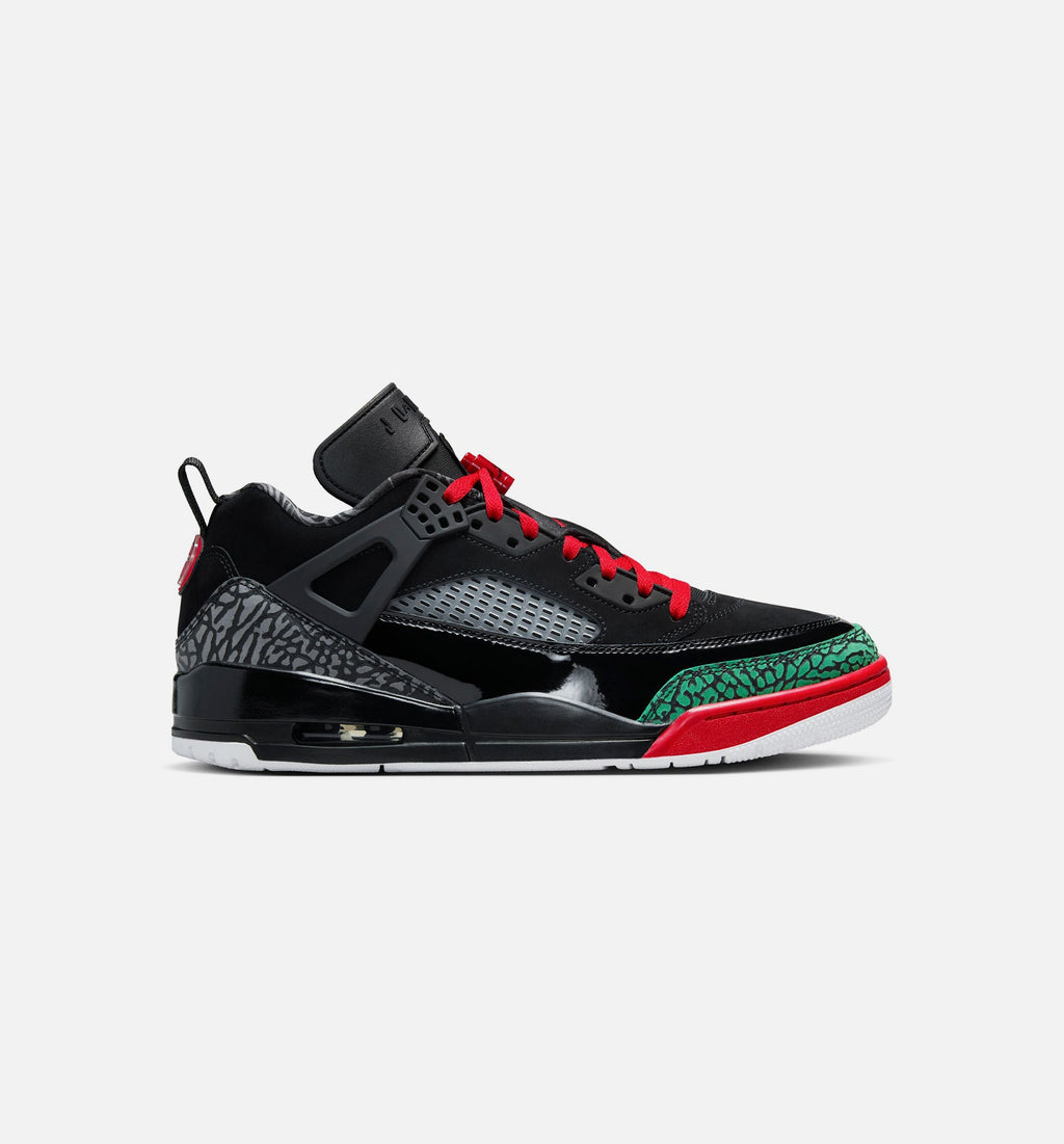 Spizike Low Black Classic Green Men's Sneakers - Black / Classic Green / White / Varsity Red