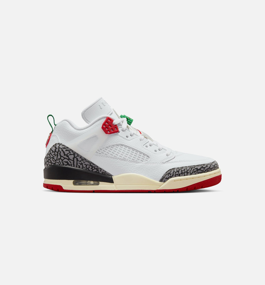 Spizike Low White Black Sail Men's Sneakers - White / Black / Sail / Varsity Red