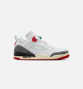 Spizike Low White Black Sail Men's Sneakers - White / Black / Sail / Varsity Red