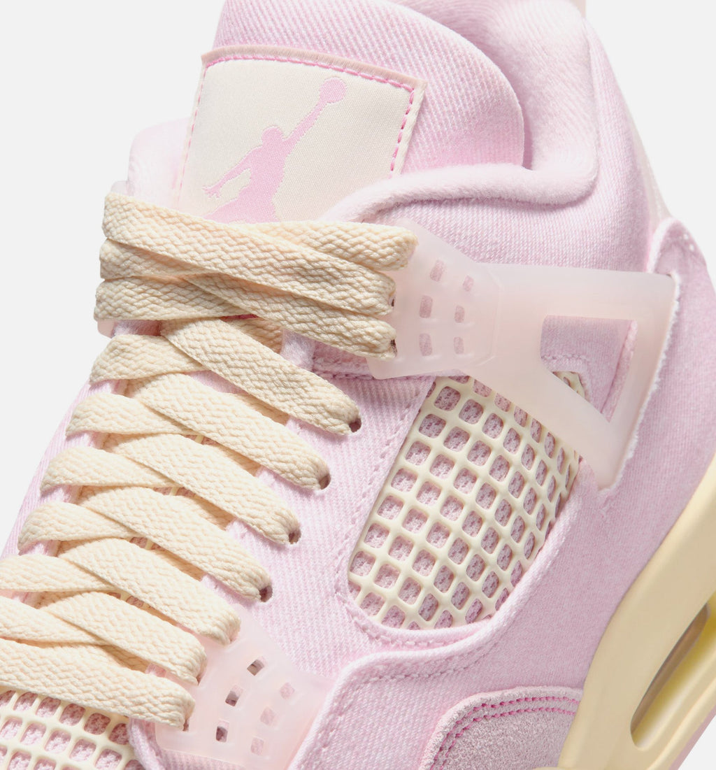 Air Jordan 4 Retro Pink Pearl and Iced Carmine Women's Sneakers - Pearl Pink / Iced Carmine / Coconut Milk