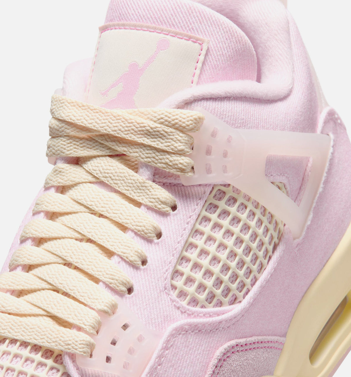 Air Jordan 4 Retro Pink Pearl and Iced Carmine Women's Sneakers - Pearl Pink / Iced Carmine / Coconut Milk