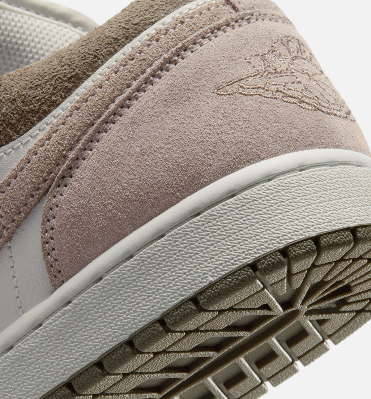 Air Jordan 1 Low Men's Sneakers - Olive Grey / Enigma Stone / Summit White
