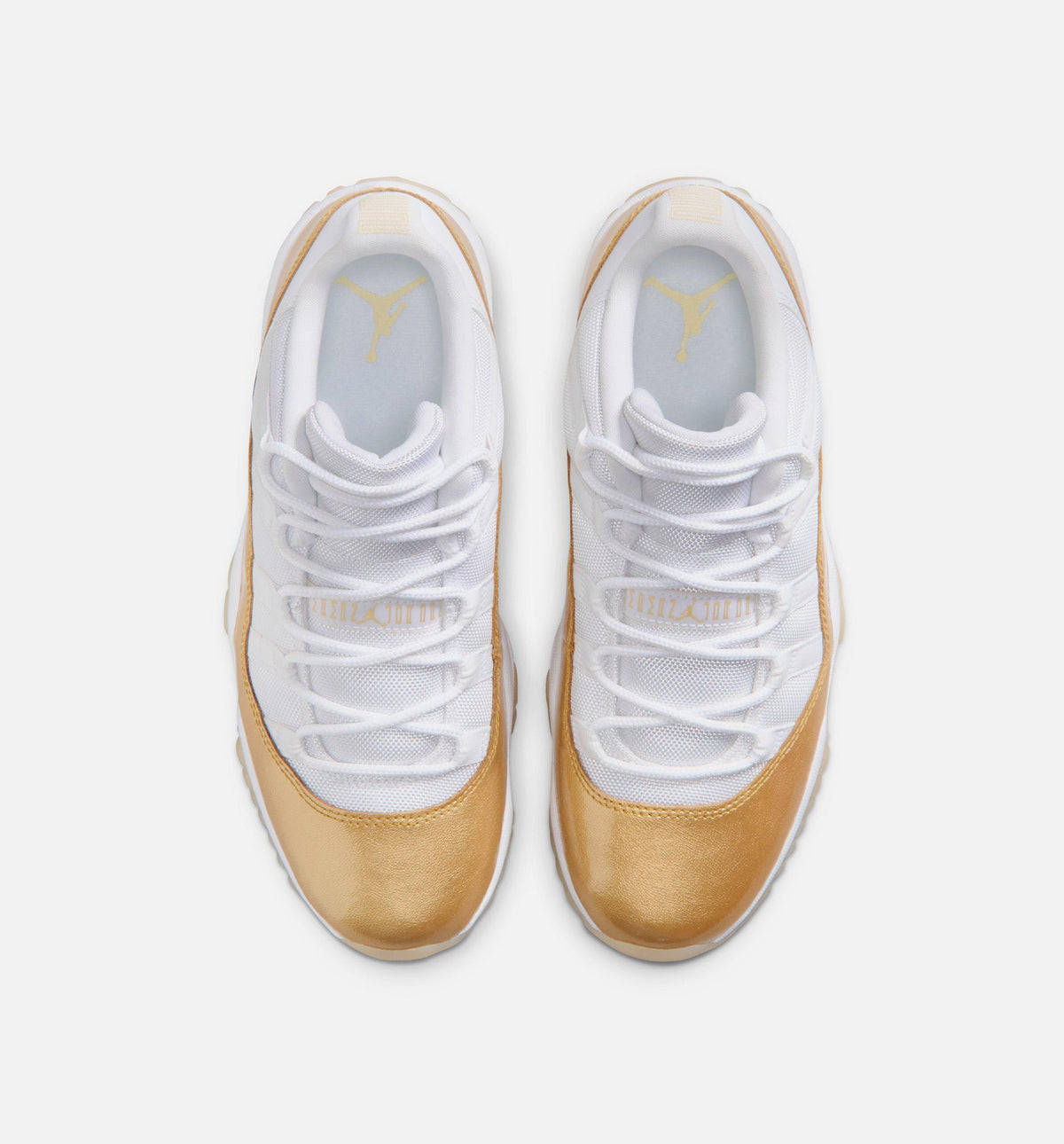 Air Jordan 11 Retro Low Mother's Day Women's Sneakers - White / Metallic Gold / Team Gold