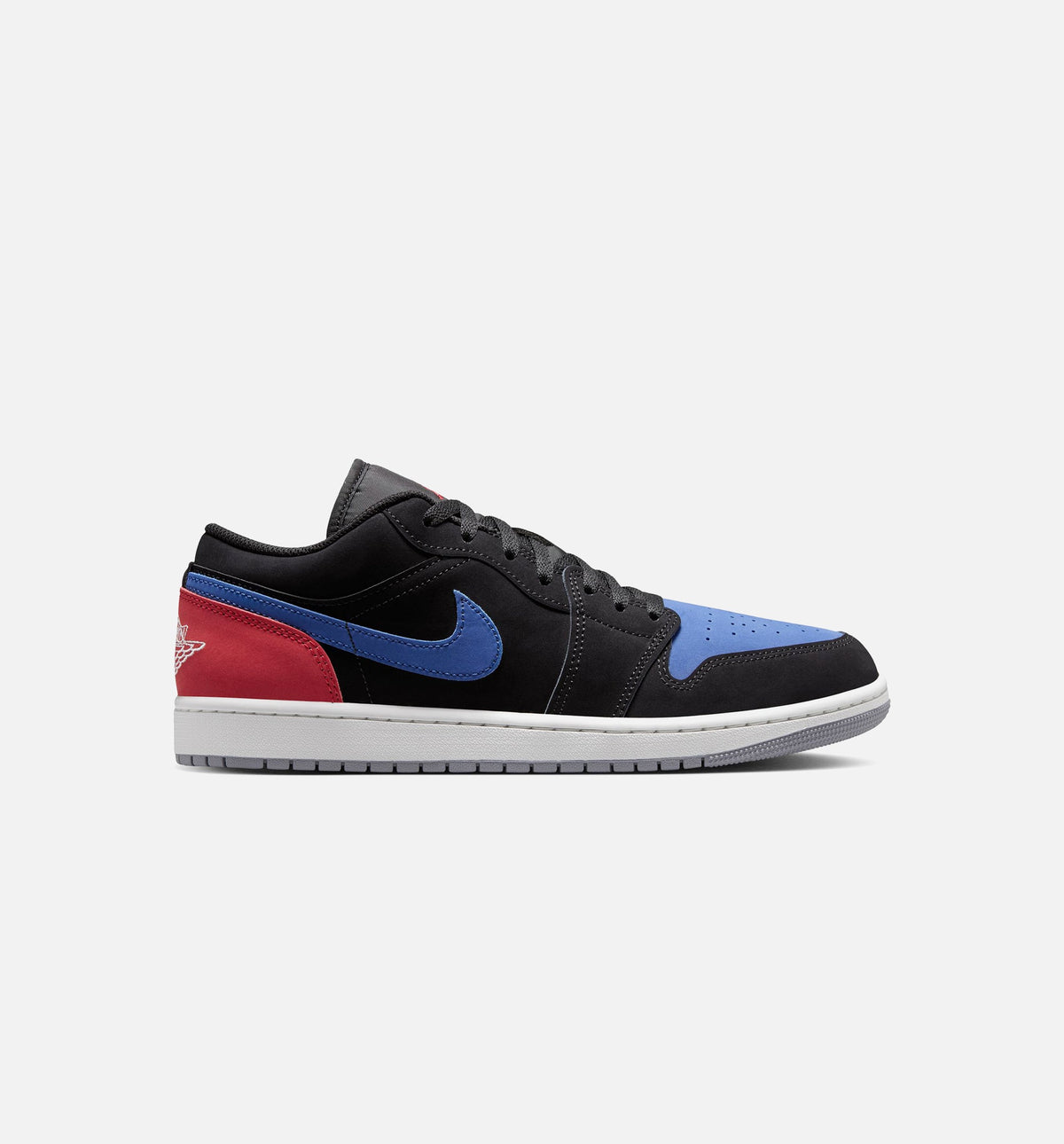 Air Jordan 1 Low Men's Sneakers - Black / Summit White / True Blue / Varsity Red