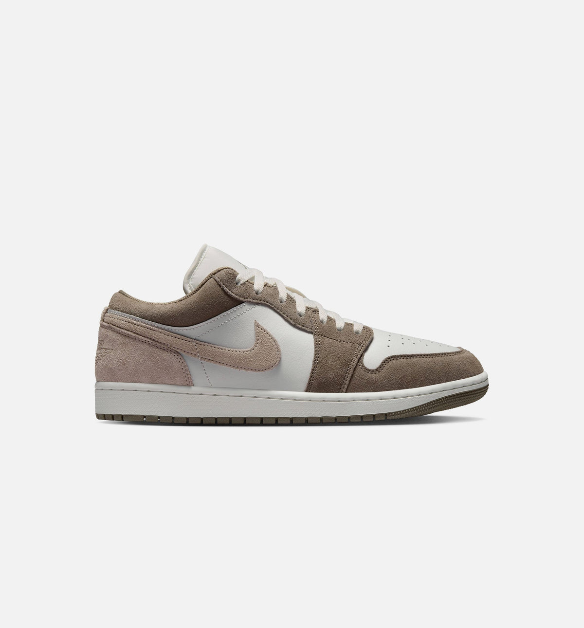 Air Jordan 1 Low Men's Sneakers - Olive Grey / Enigma Stone / Summit White