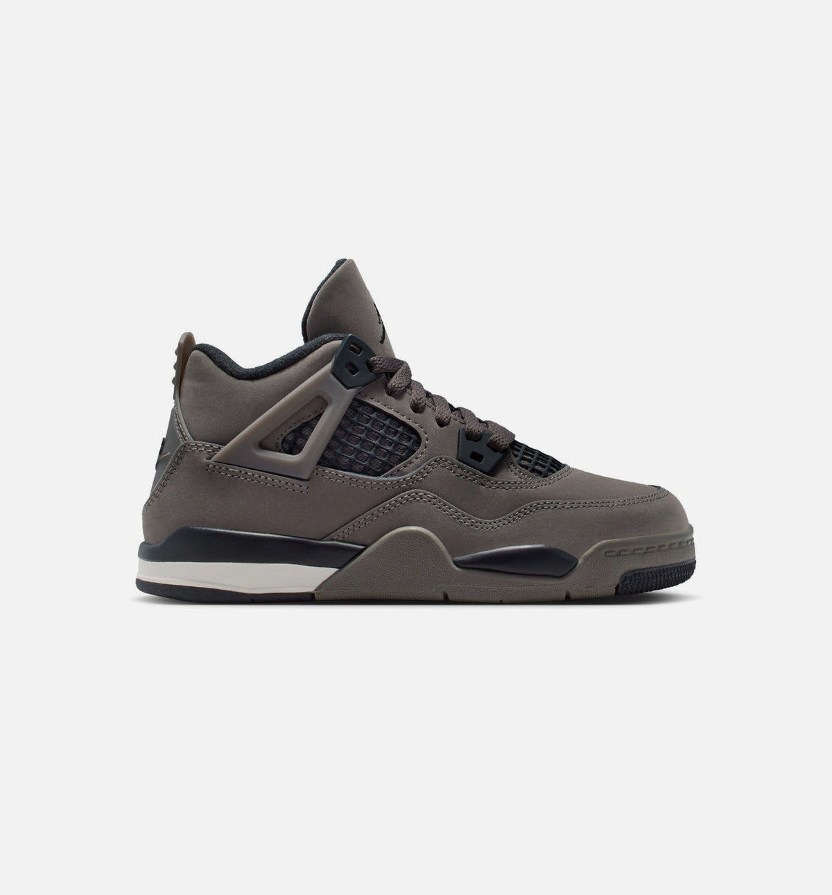 Air Jordan 4 Retro Cave Stone and Black Preschool Sneakers - Cave Stone / Black / Moon Particle