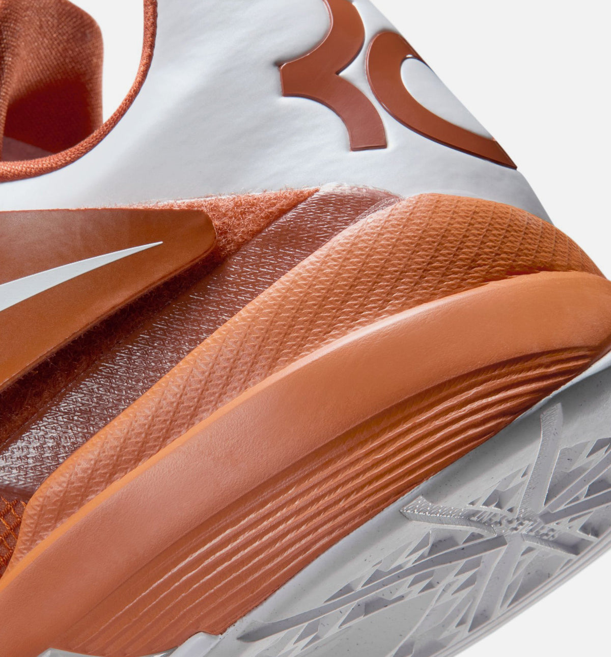 Zoom KD 4 Texas Longhorns Men's Sneakers - Desert Orange / White