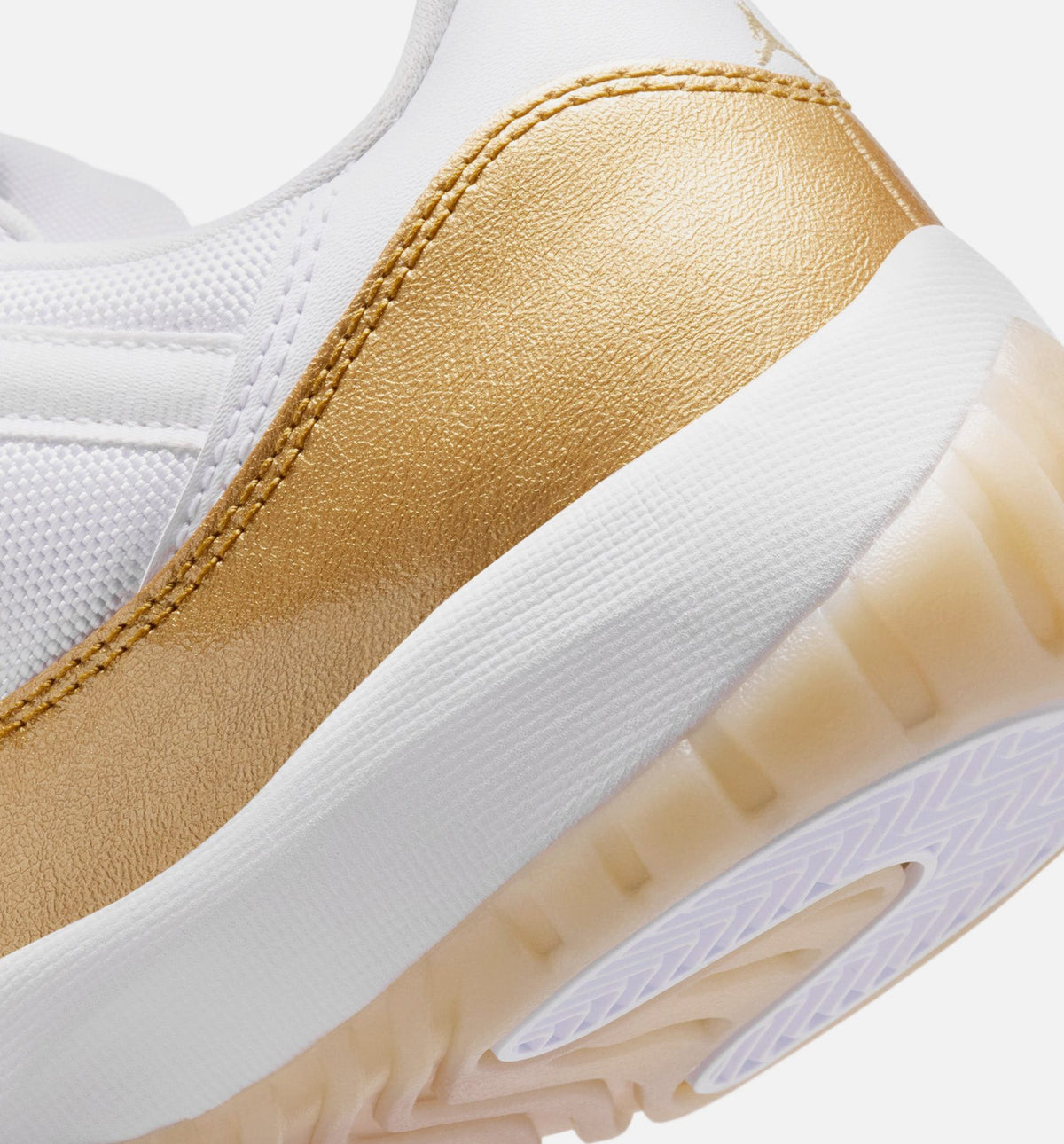 Air Jordan 11 Retro Low Mother's Day Women's Sneakers - White / Metallic Gold / Team Gold