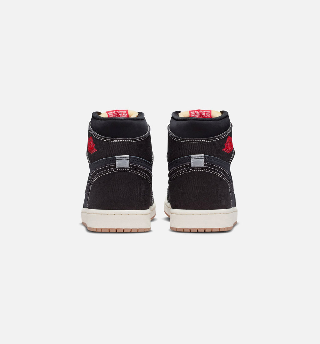 Air Jordan 1 Retro High OG Flight Club Men's Sneakers - Black / University Red / Sail / Gum Medium Brown