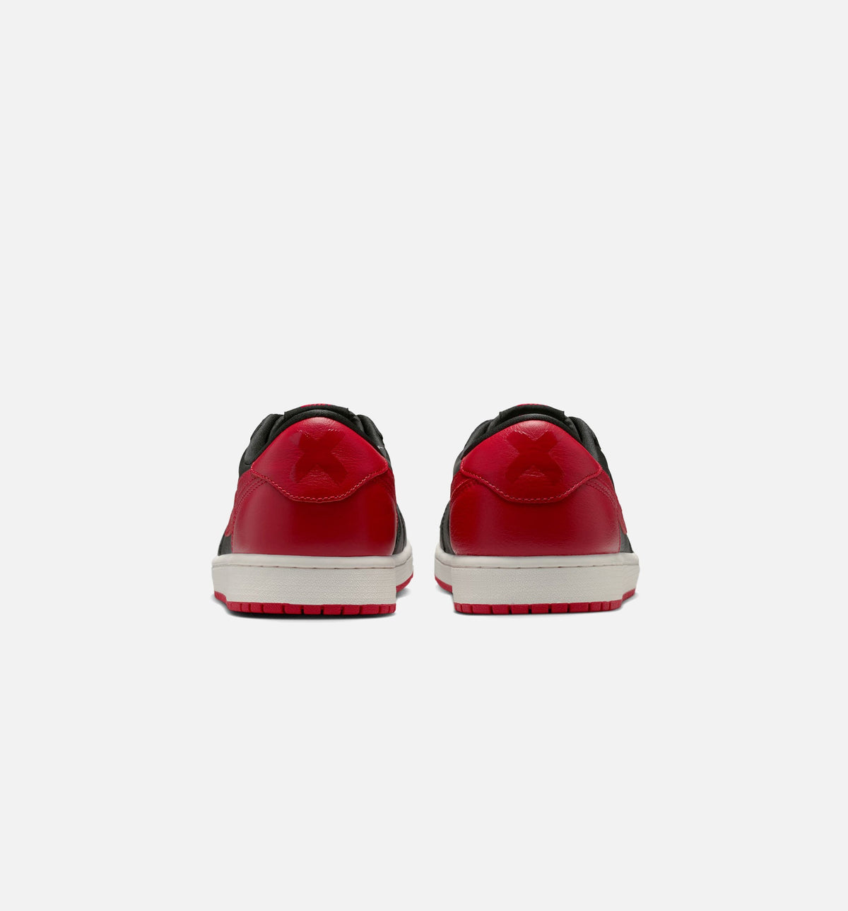 Air Jordan 1 Retro Low OG Banned Men's Sneakers - Black / Black / Varsity Red / Summit White